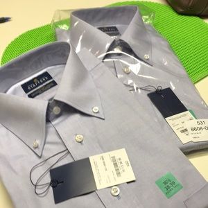 Two Men’s X-Tall Dress Shirts